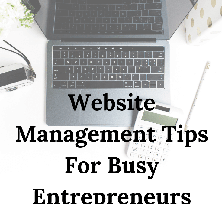How To Manage Your Website As A Busy Entrepreneur-9 Tips For Website Management
